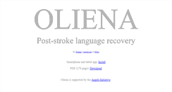 Desktop Screenshot of oliena.com