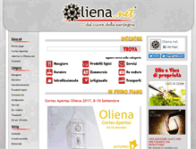 Tablet Screenshot of oliena.net